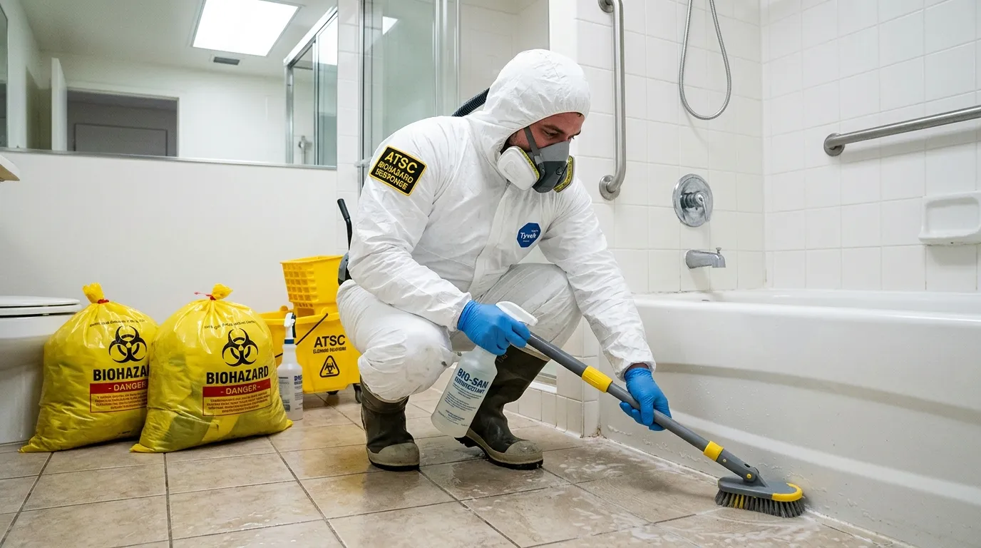 Decontamination equipment deployed for Blood Cleanup in Los Angeles